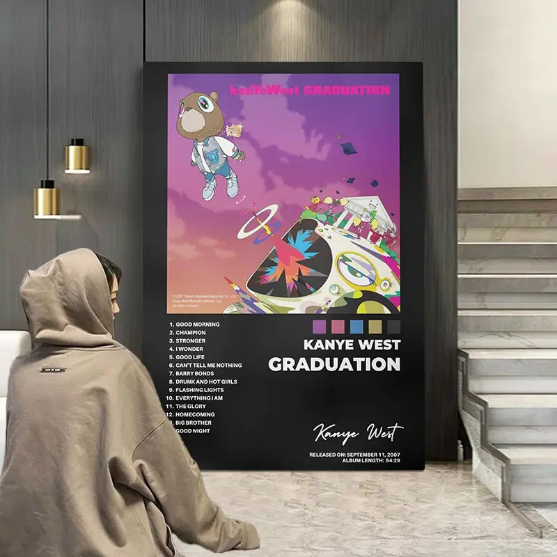 Kanye West "Graduation" Canvas Print Poster (30x40cm)